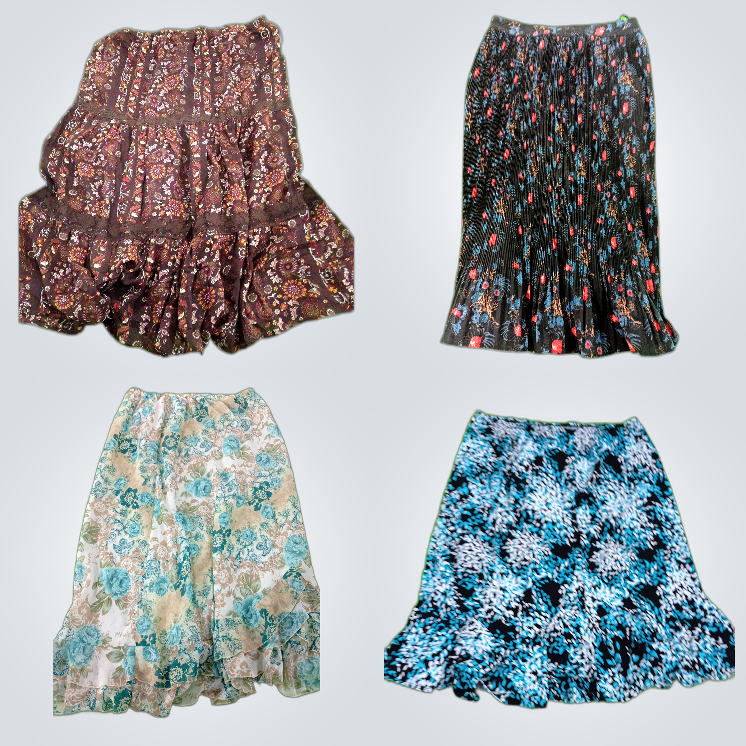Y2K Floral Skirt Bundle