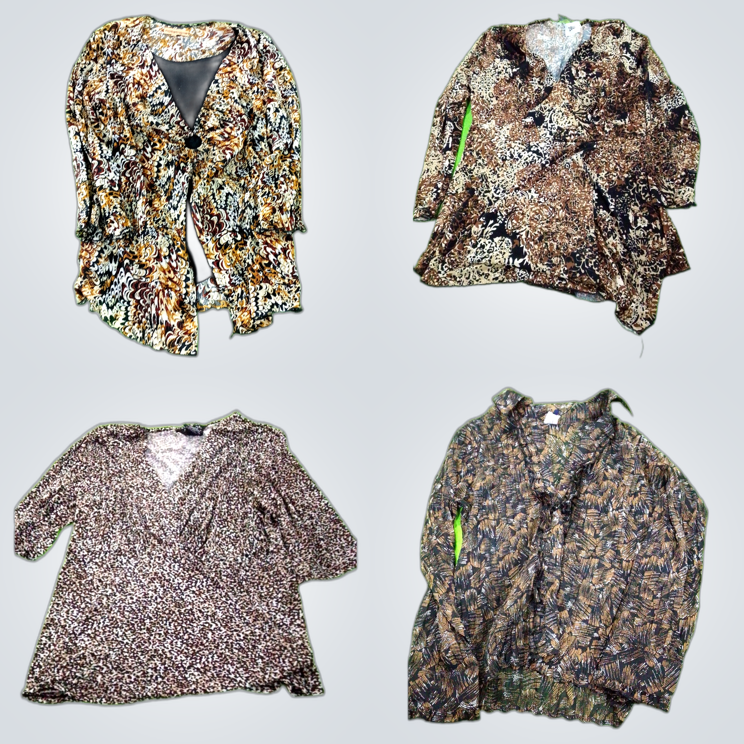 Y2K Blouses with Patterns