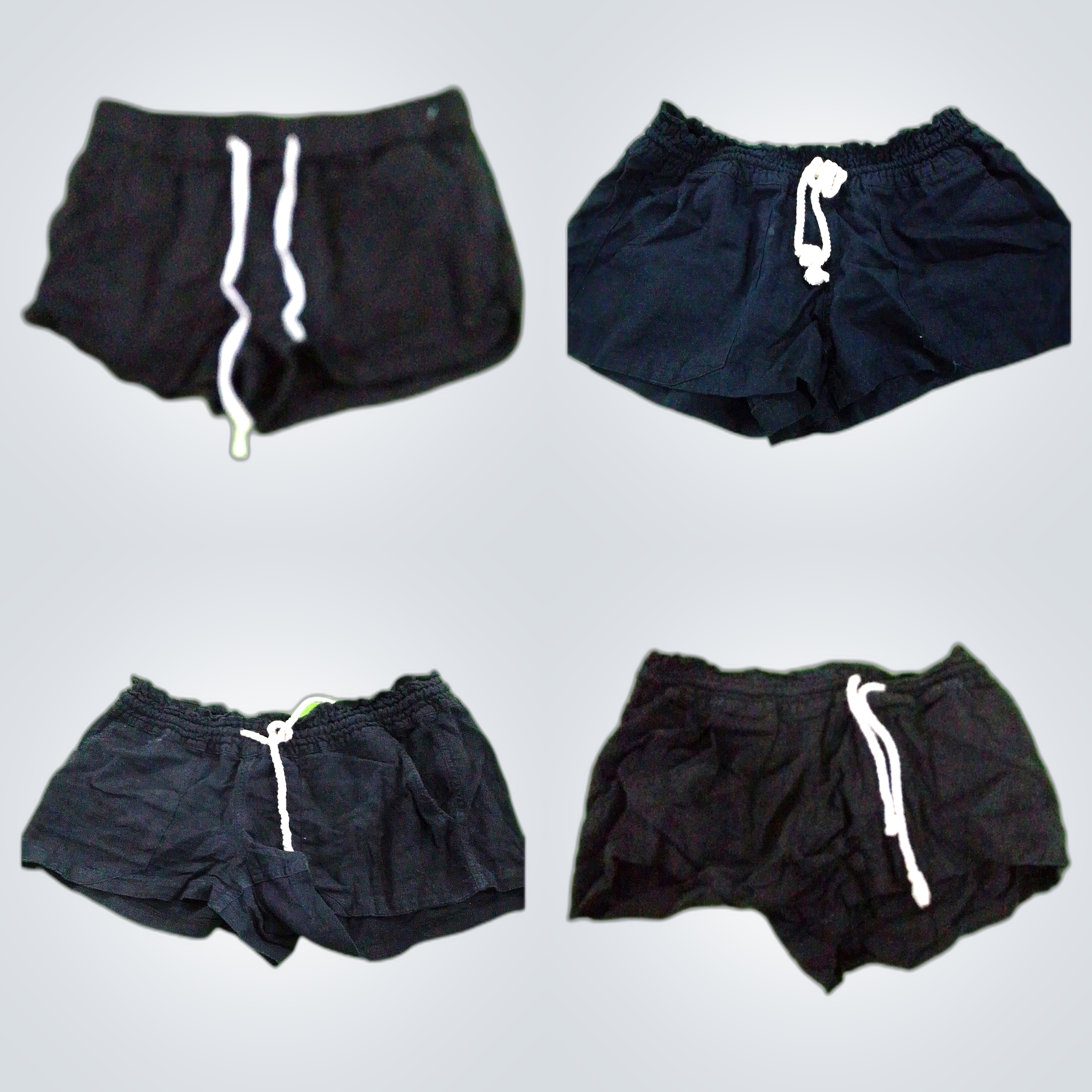 Y2K Style Black Shorts