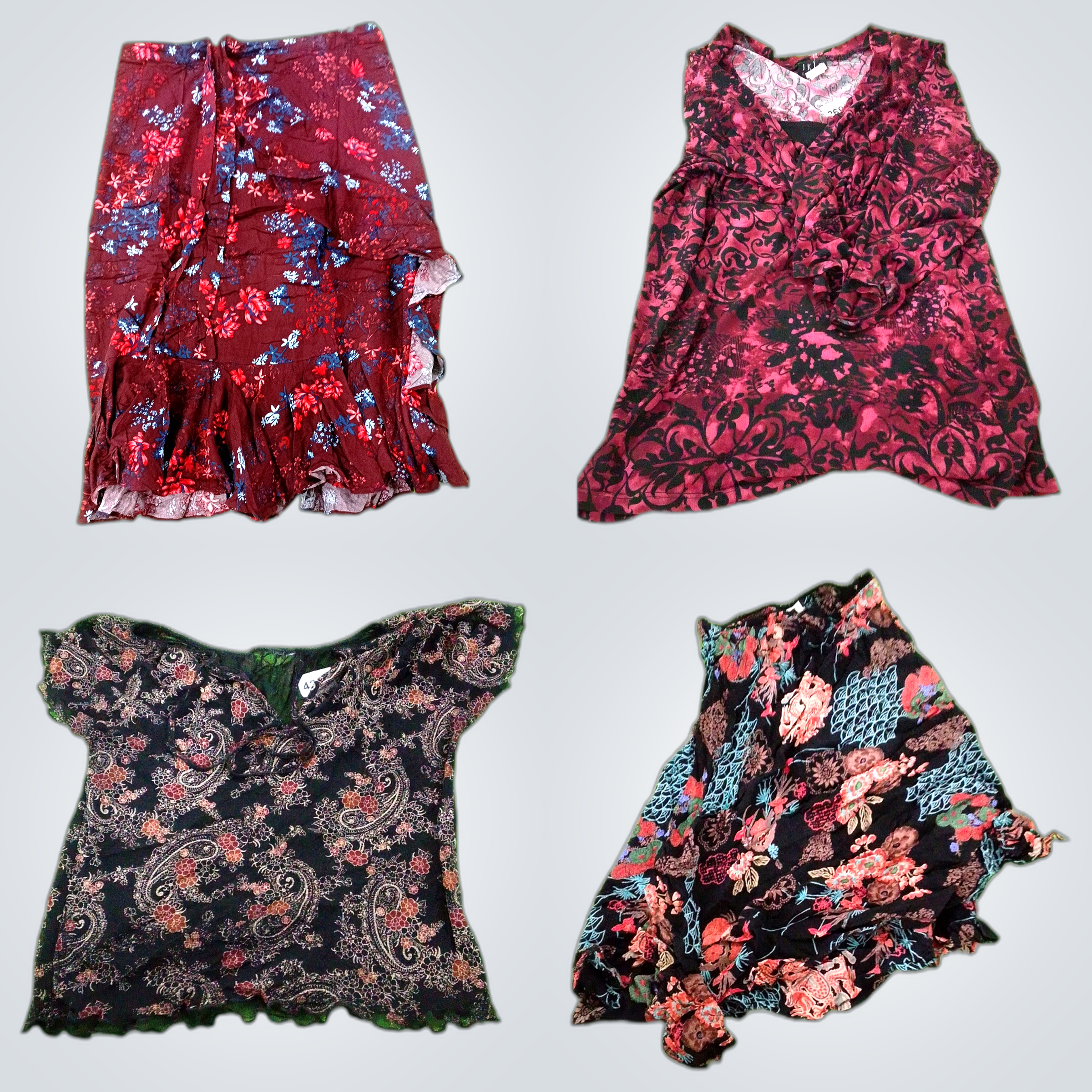 Y2K Blouses Floral Bundle