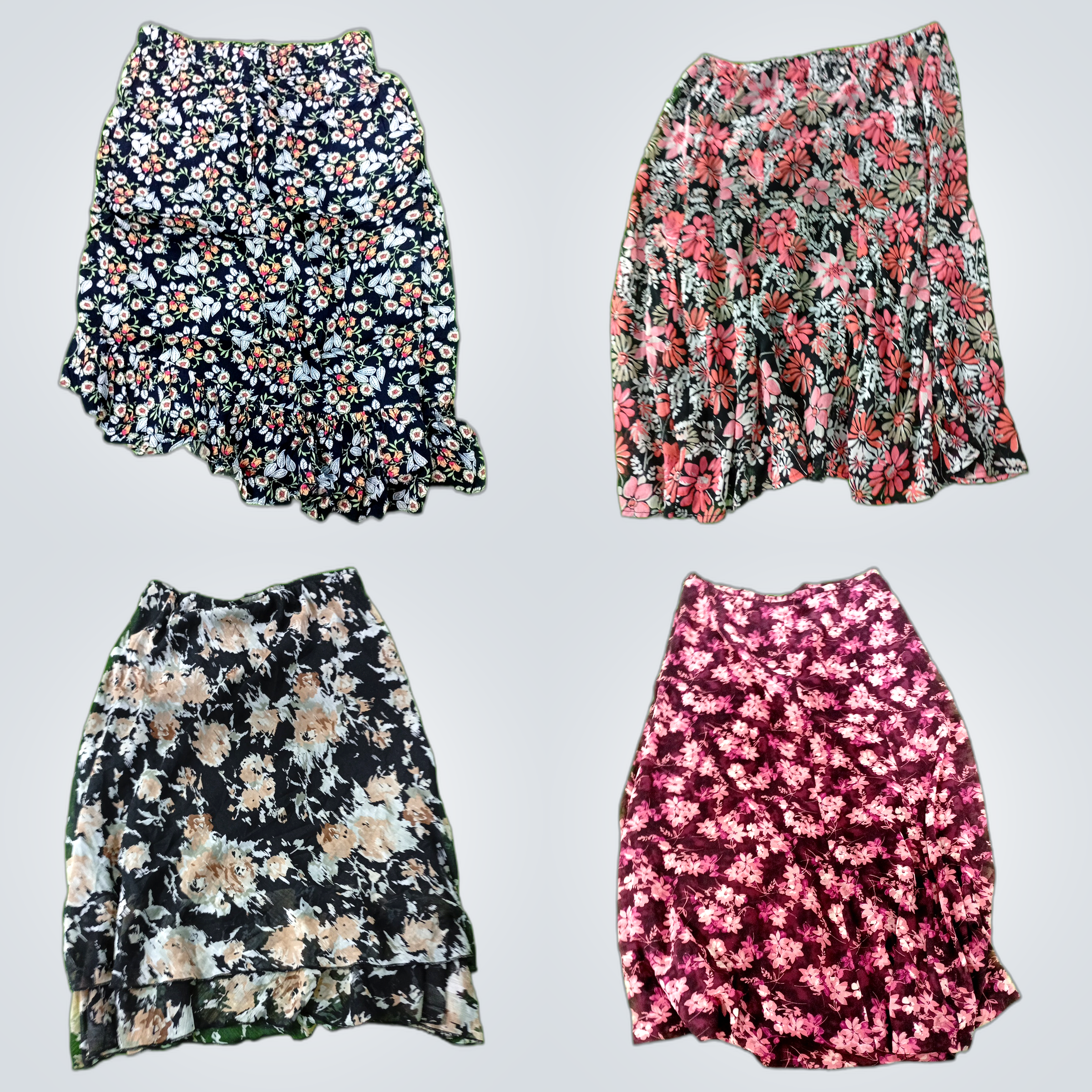 Y2K Floral Skirt Bundle
