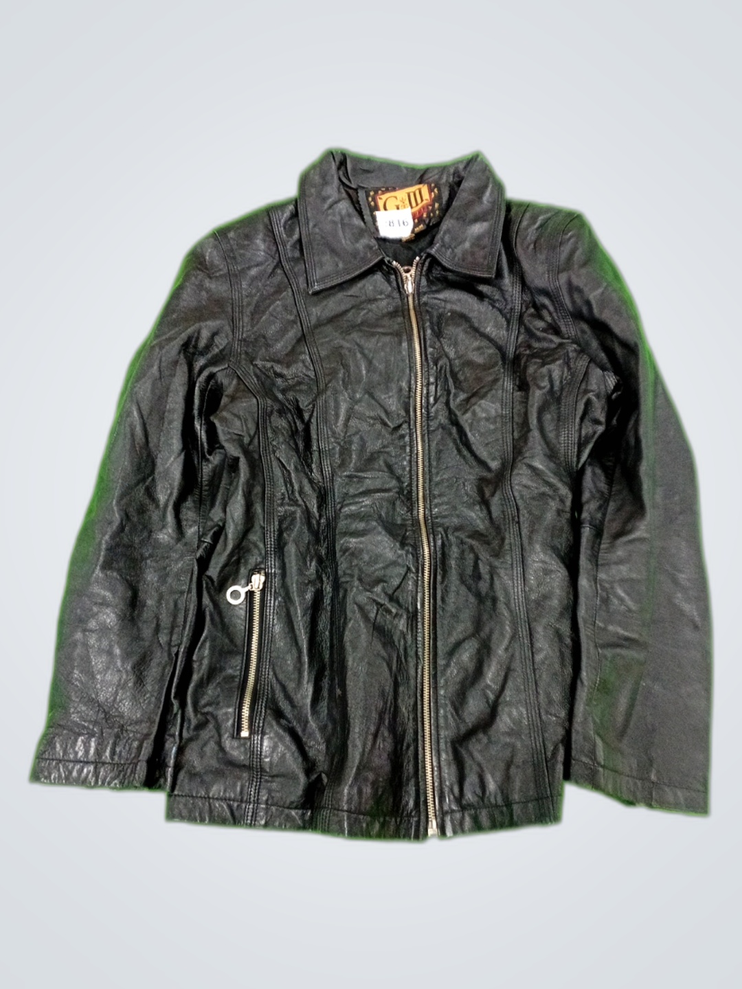 G-III Leather Black Leather Jacket