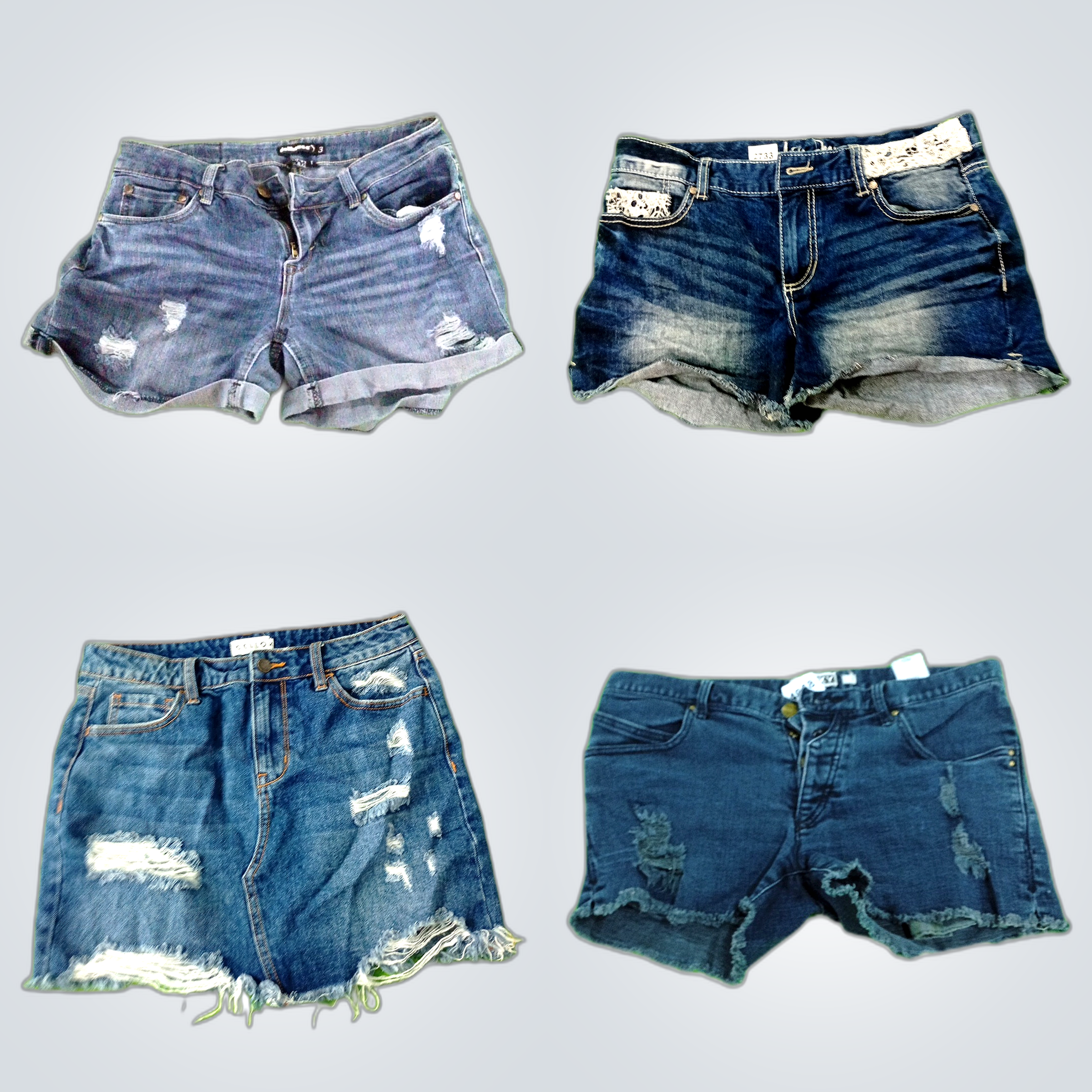 Pacotes de Shorts de Jeans
