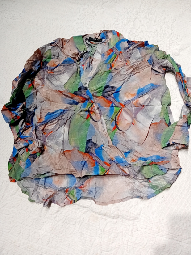 Abstract Print Blouse