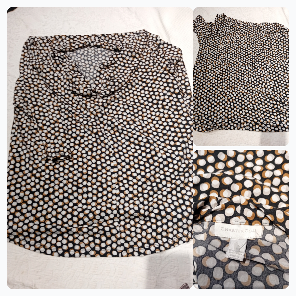 Charter Club Printed Top