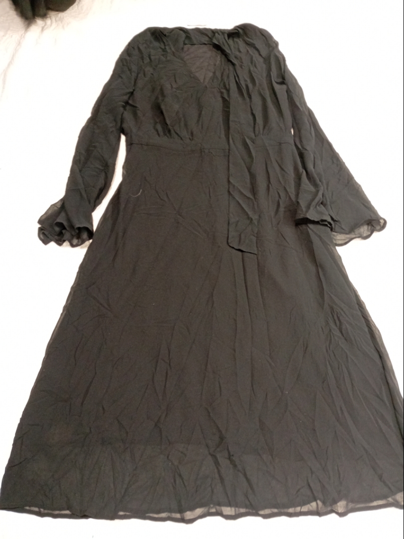 Chi Cosa Porta Vestito Maxi Nero