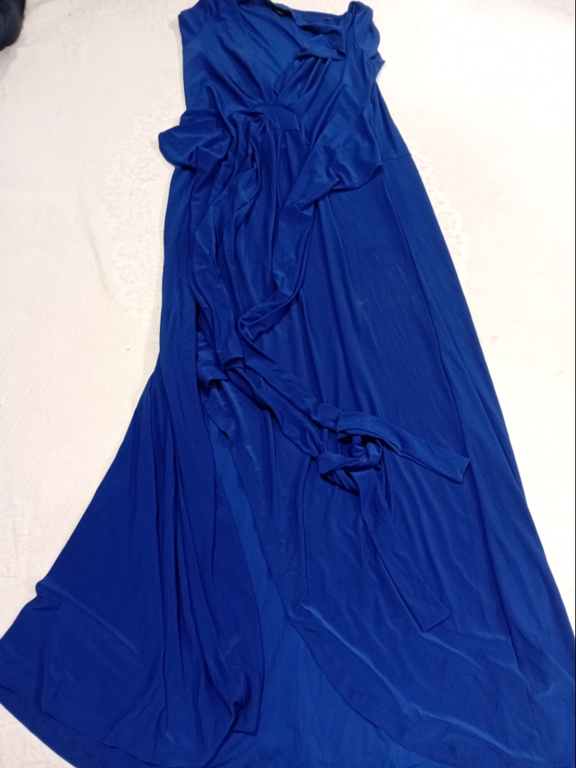 IMAN Blue Maxi Dress