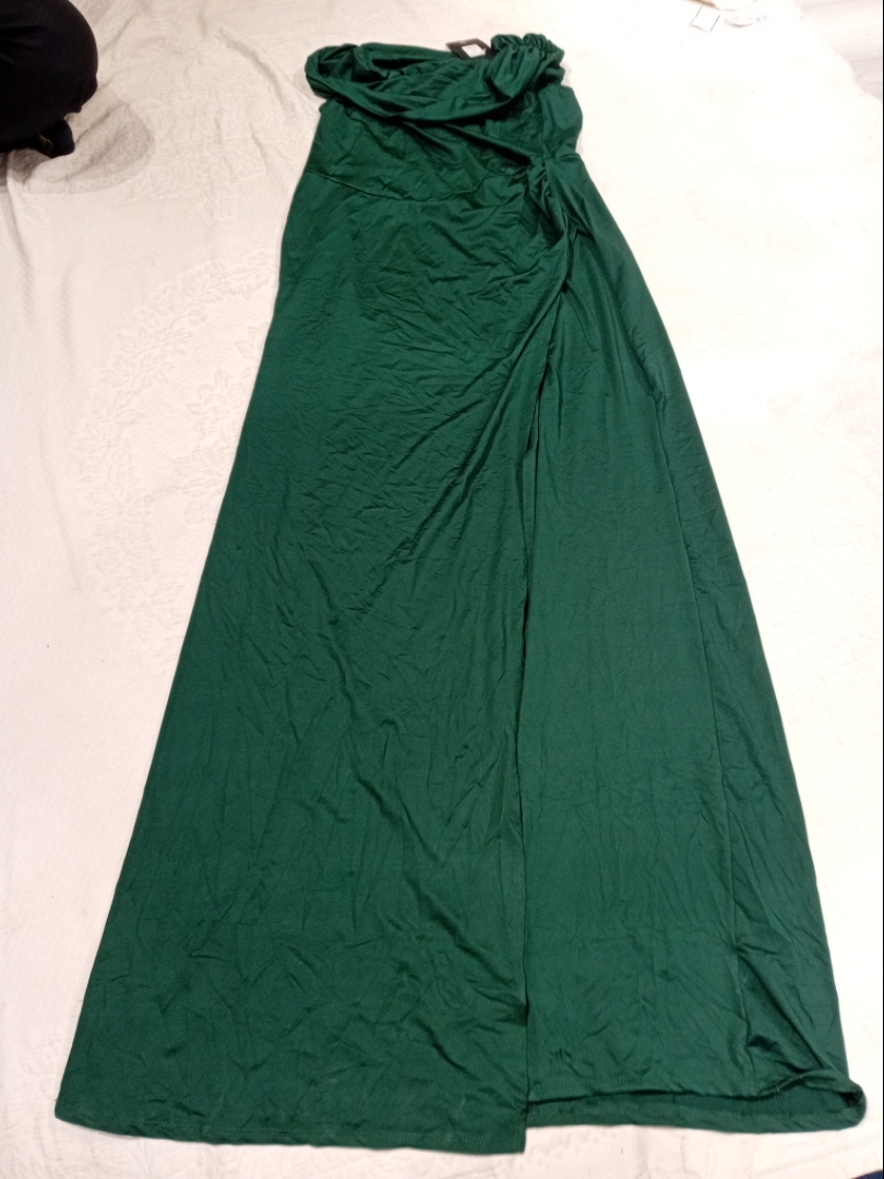 Abito Maxi Verde Fashion Nova