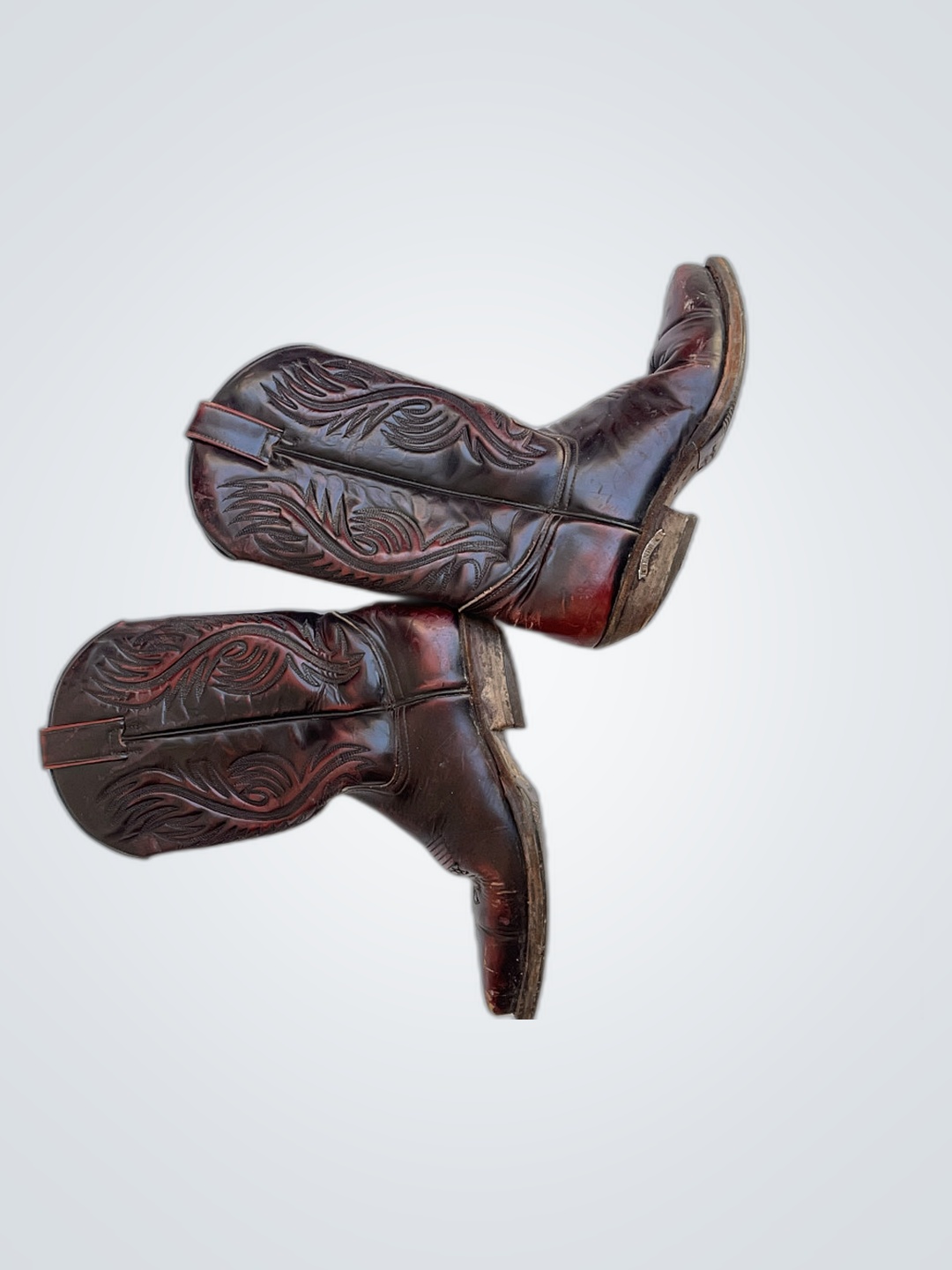 Bottes de cowboy en cuir