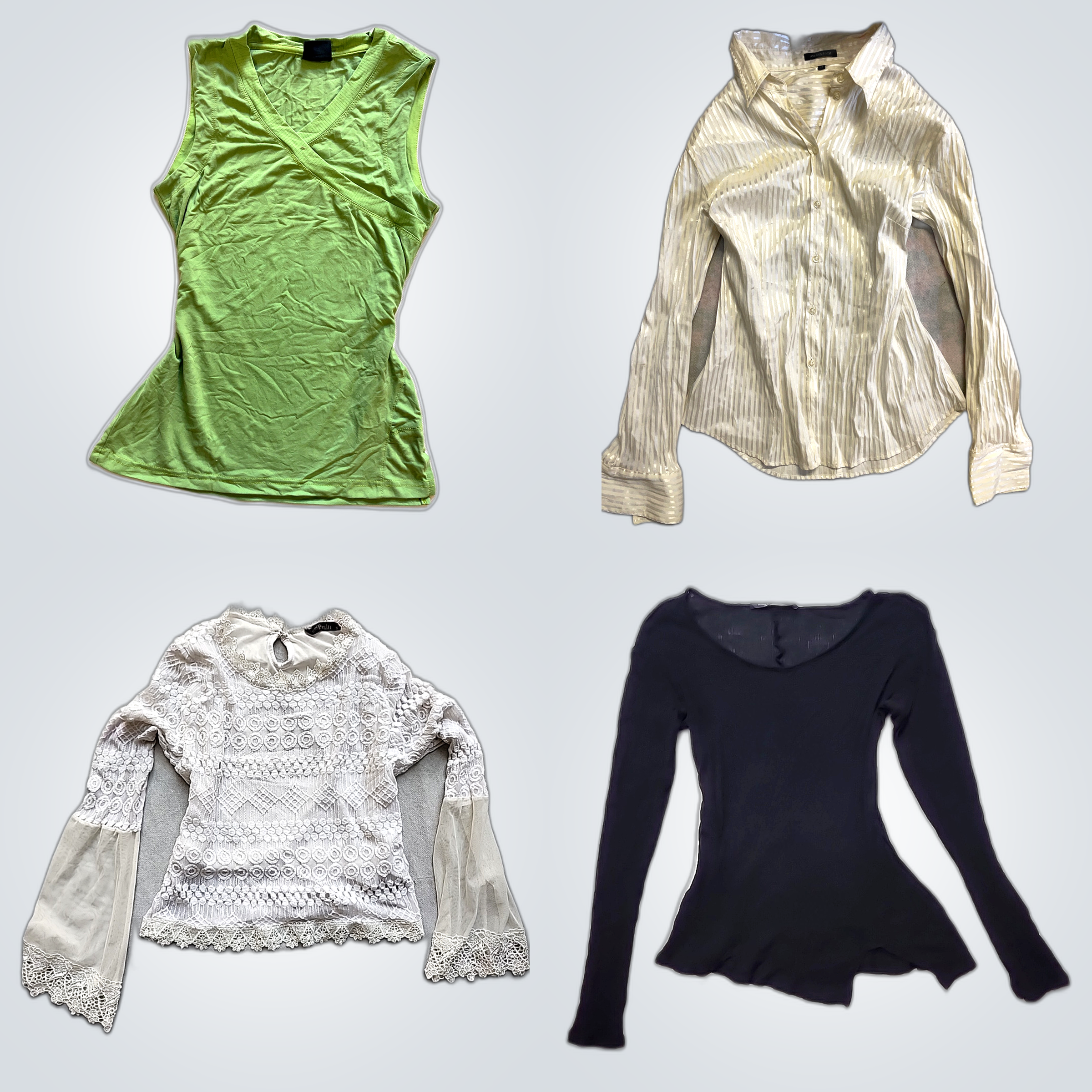 Y2K Blouses Long Sleeve