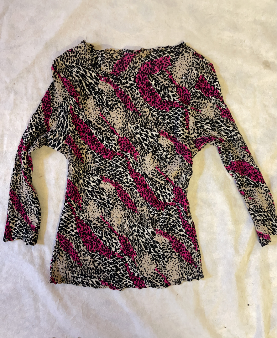 Bluse mit Animal-Print