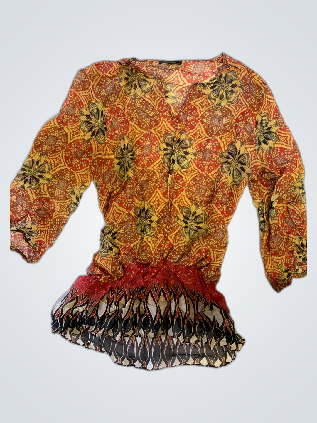 Claudia Sträter bedruckte Bluse