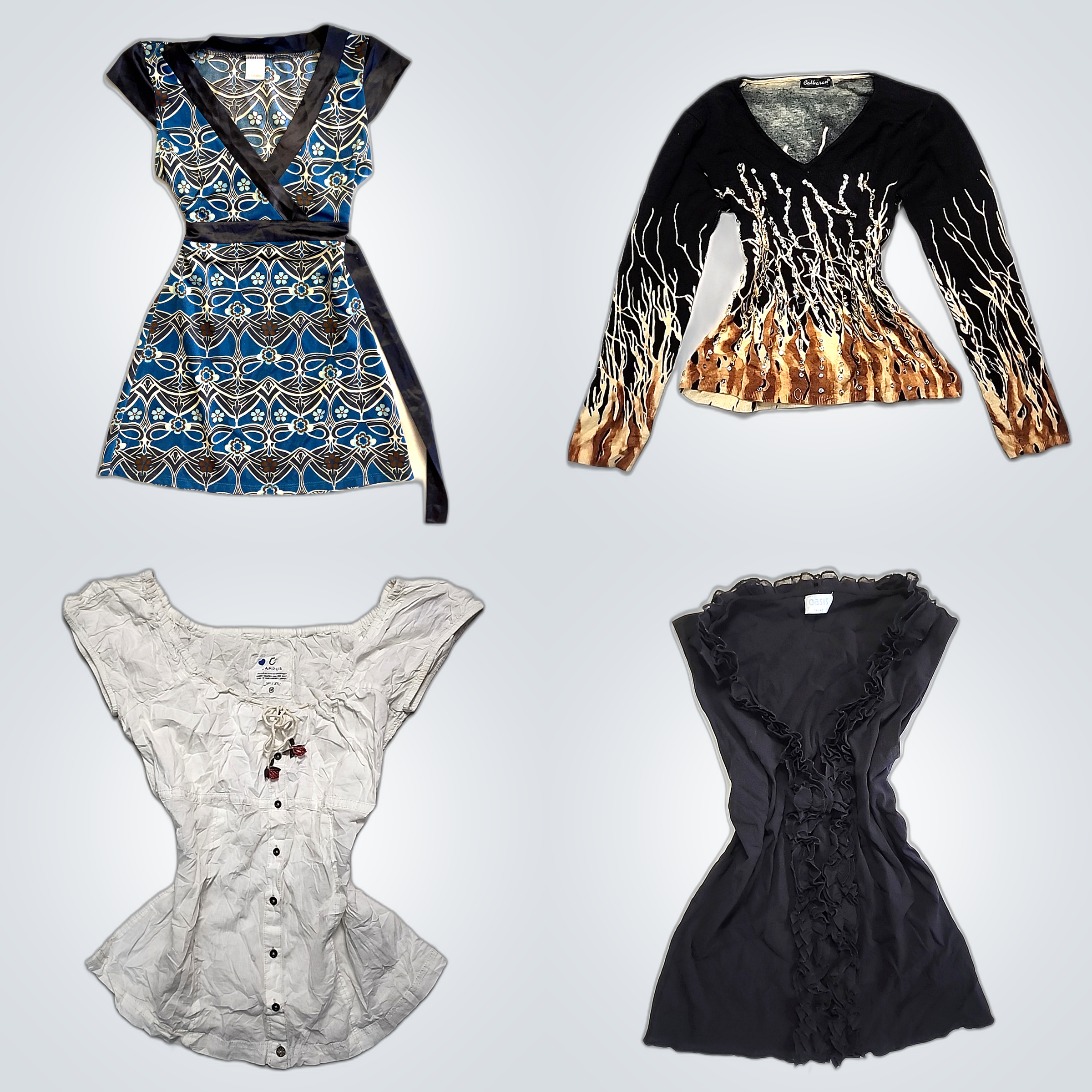 Guess Bedruckte Bluse Bundle Vintage