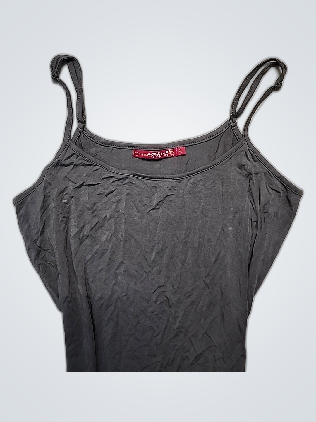 RED Valentino Gray Cami Tulle Mini Dress