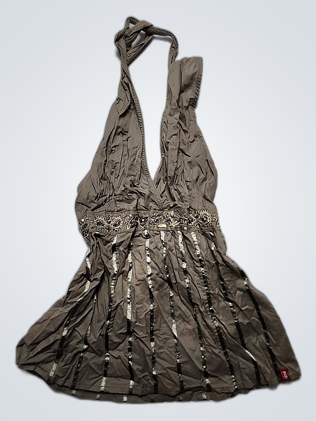 Red Halter Mini Dress