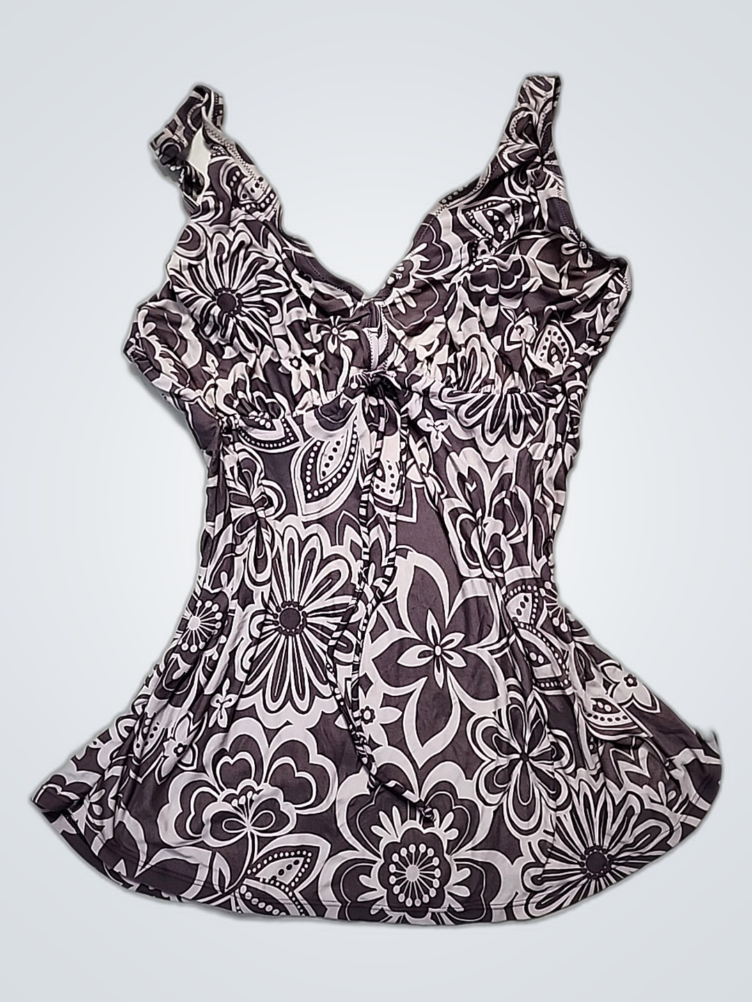 Blouse with Floral Pattern