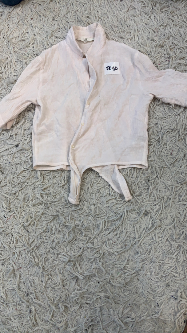 H&M Tie-Front Blouse