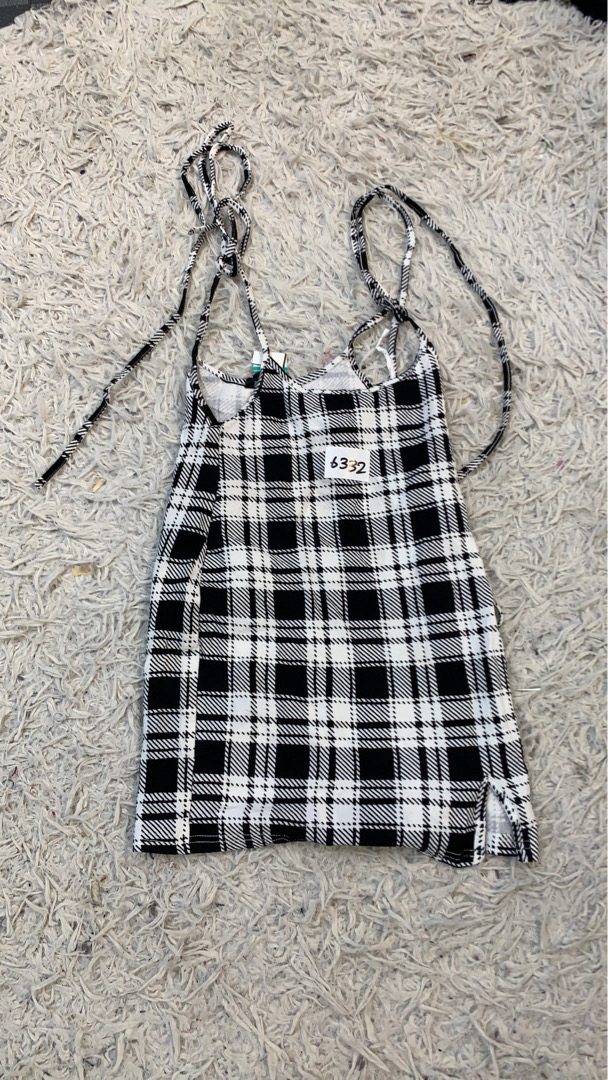 SHEIN Vestido Mini Xadrez