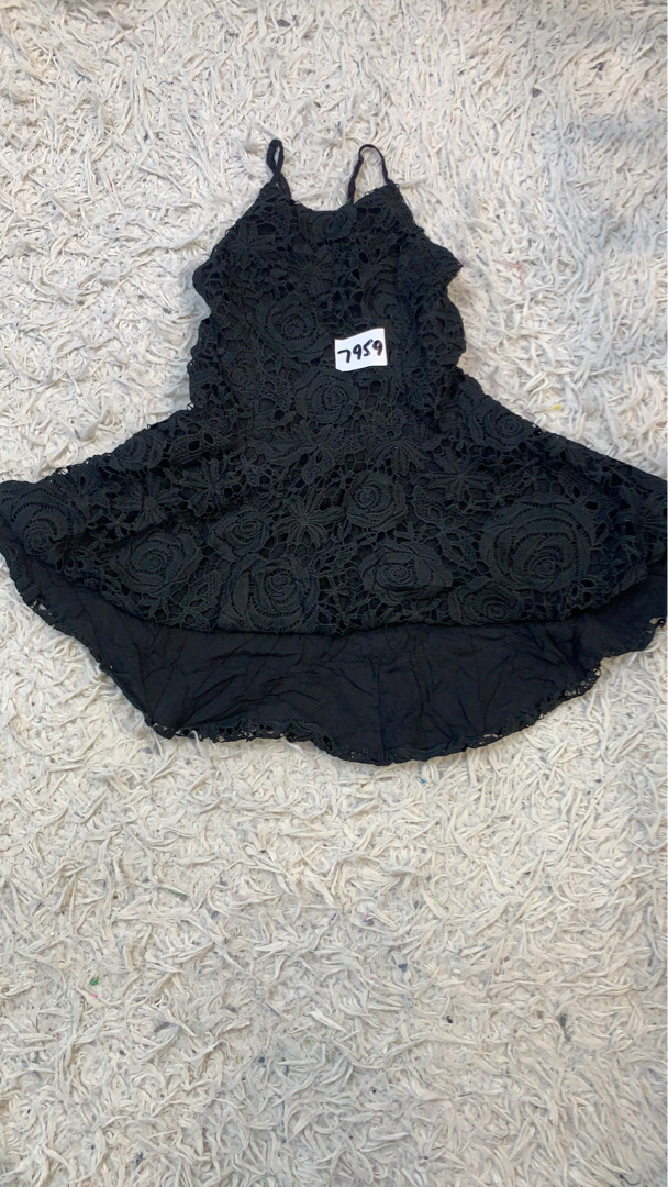 Akira Chicago Black Lace Mini Dress