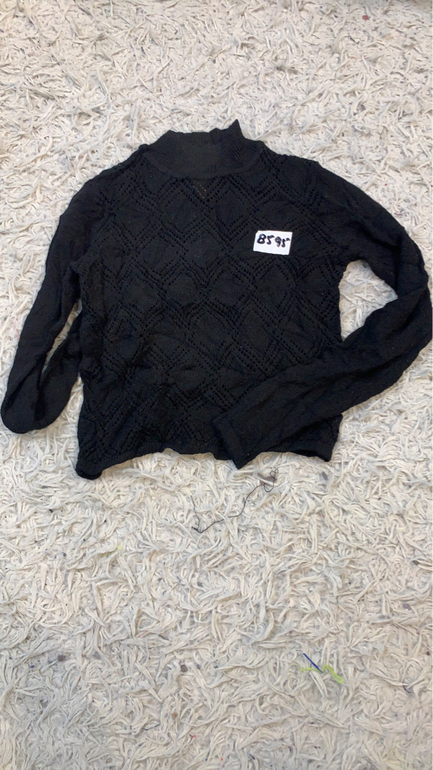 DEX Fresh Products Black Knit Sweater