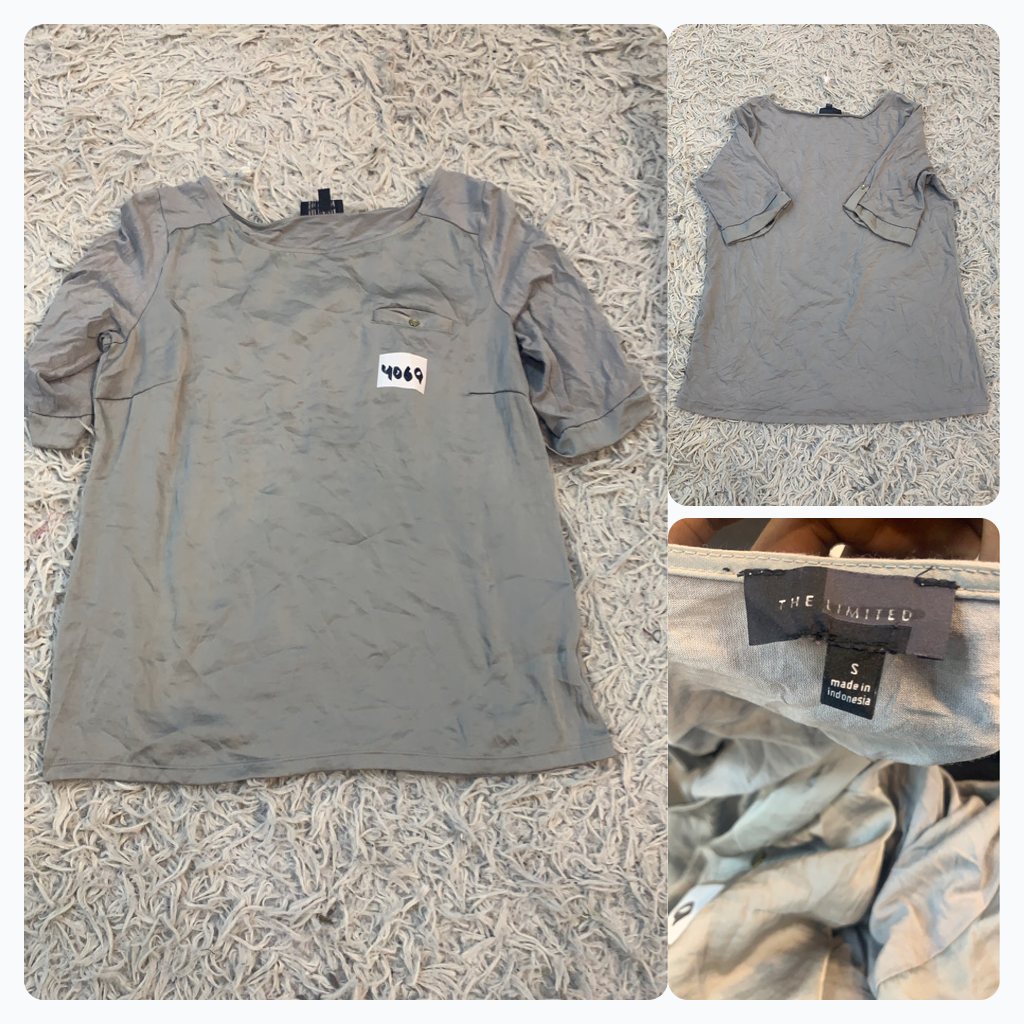 The Limited Gray Blouse