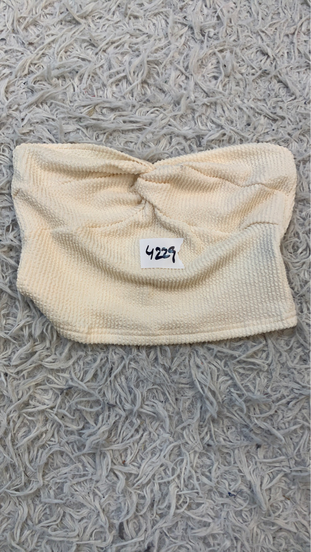 SHEIN Top Bandeau con Torcido Texturizado en la Pa..