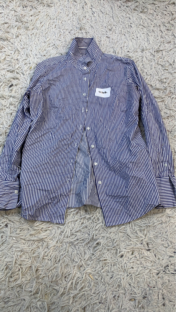 Camisa de botones a rayas Banana Republic