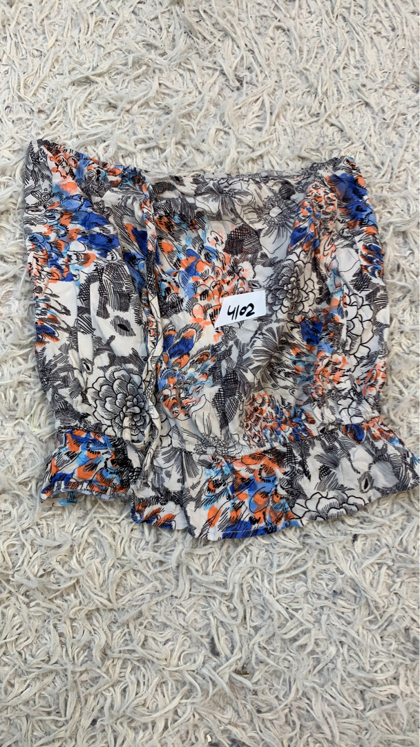 Mini falda con estampado floral