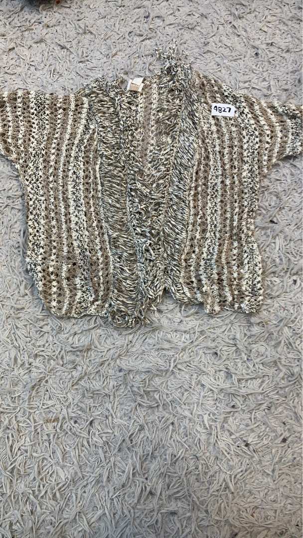 Chico's Striped Knit Cardigan