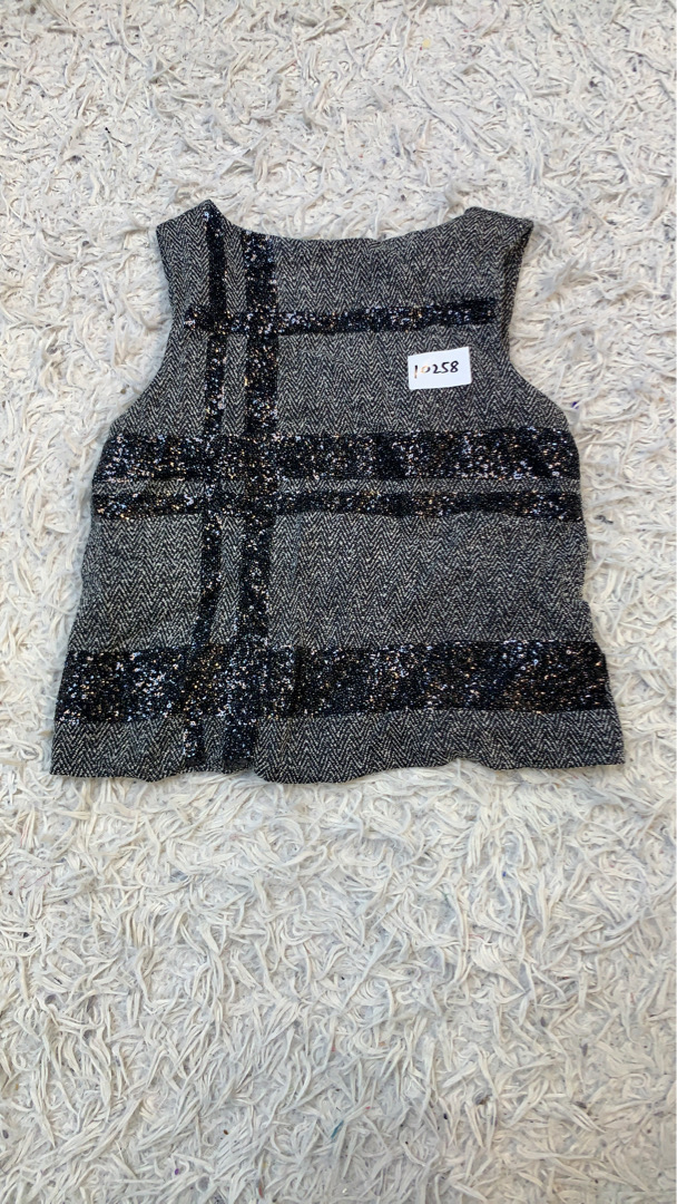 Banana Republic Tweed Vest with Sequin Detail