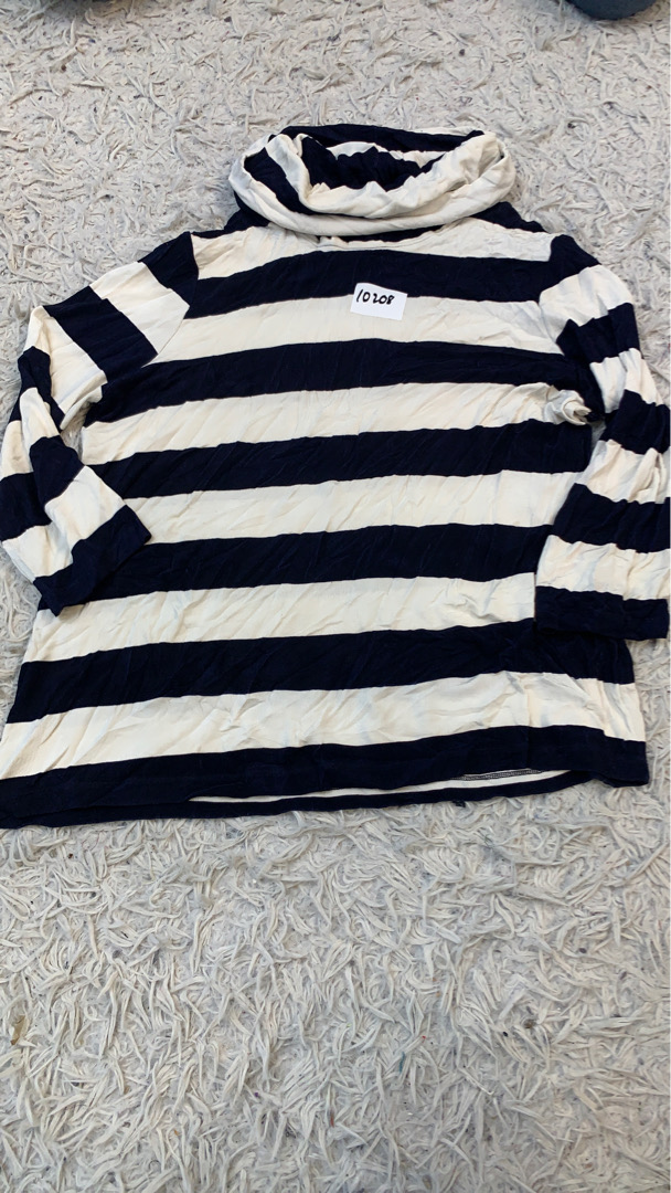 Travelers by Chico's Striped Turtleneck Top