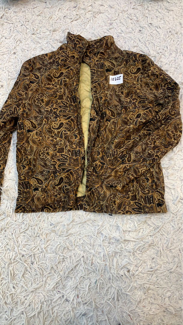 Briggs New York Paisley Print Jacket