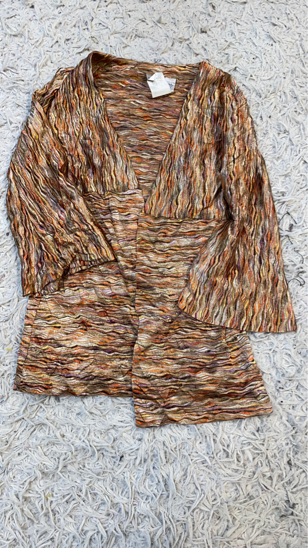 Chico's Mehrfarbiger Strick-Cardigan