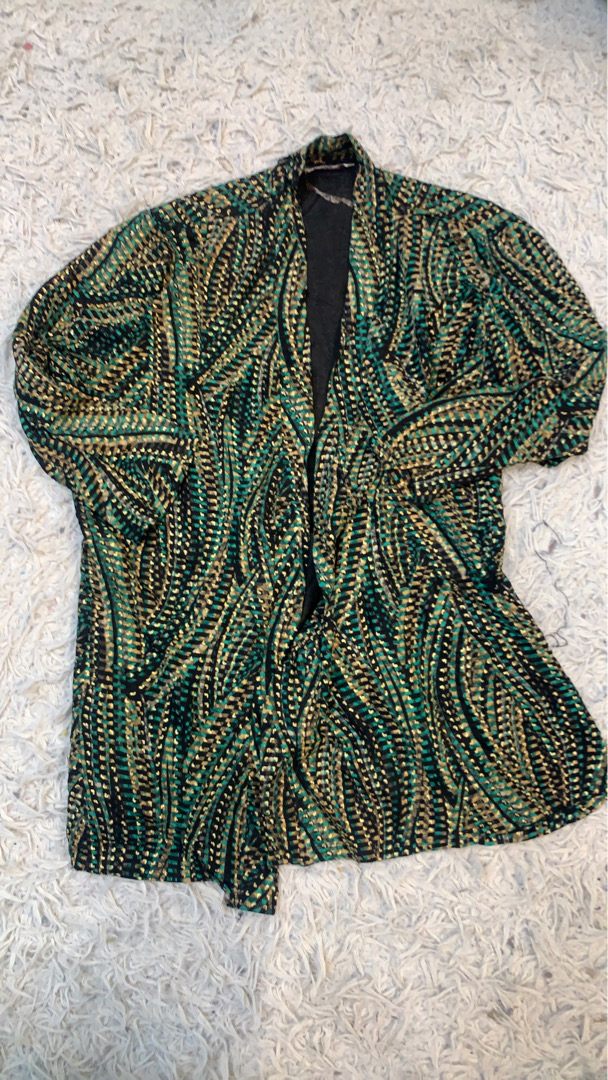 Cardigan Abierto Impreso