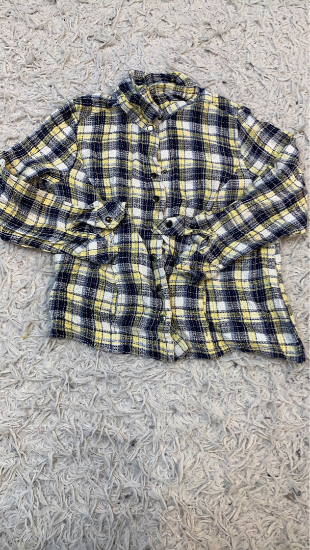 Christopher & Banks Petite Plaid Button-Up Shirt
