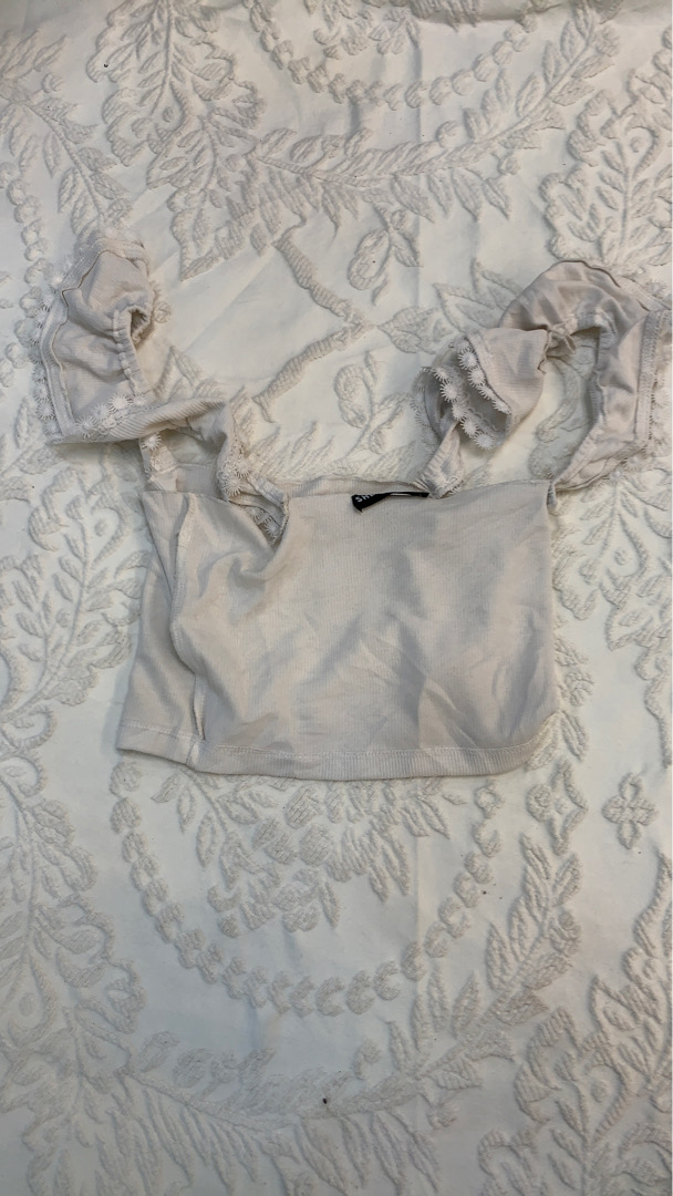 Shein Ruffle Crop Top