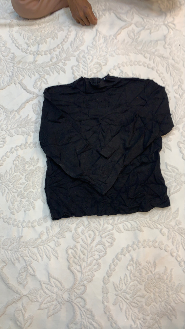 Ann Taylor Black Long Sleeve Top