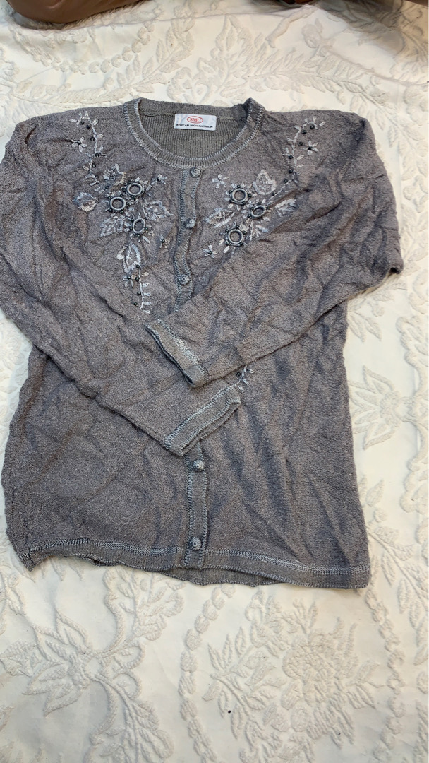SMC Korean High Fashion Embroidered Cardigan