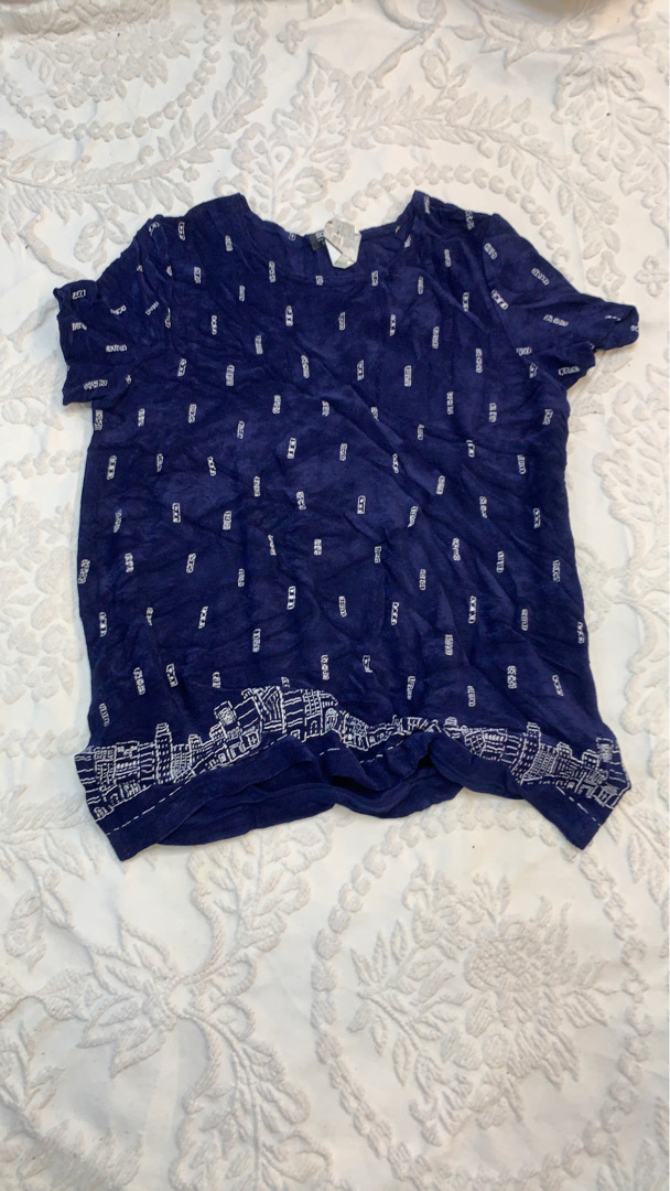 Blue Printed T-shirt
