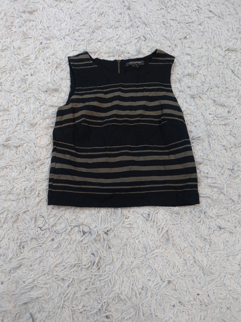 Banana Republic Striped Sleeveless Top