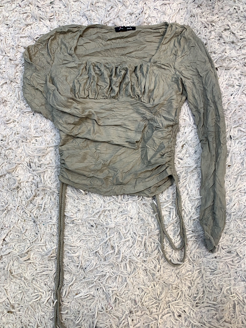 Long Sleeve Drawstring Top