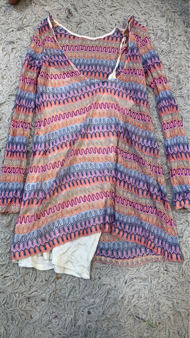 Long Sleeve Knit Mini Dress