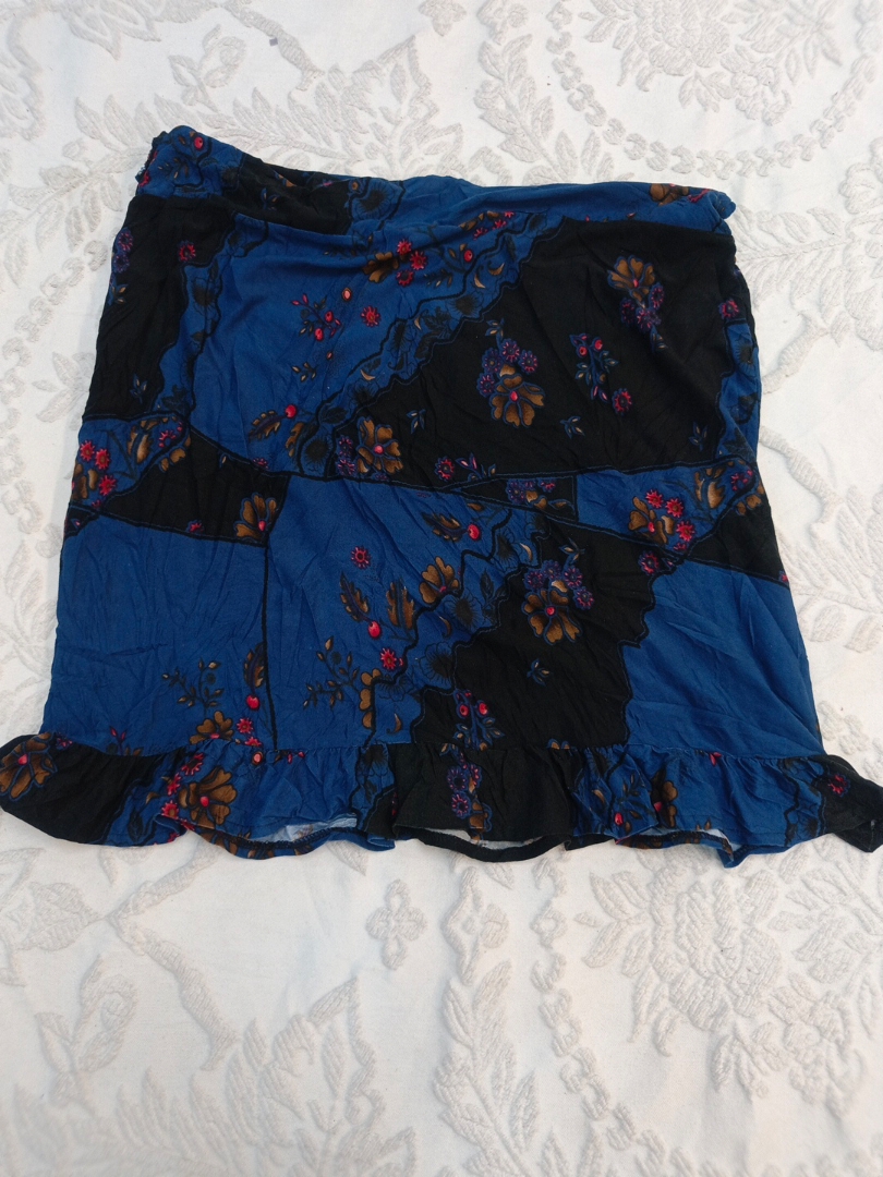 Floral Print Mini Skirt