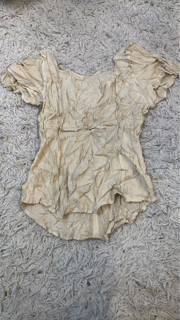 Ruffled Short Sleeve Blouse