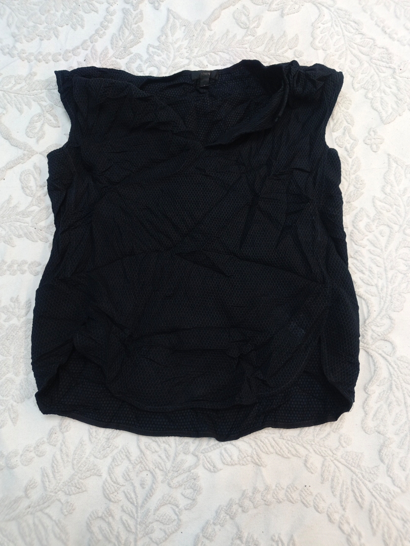 J.Crew Black Sleeveless Blouse
