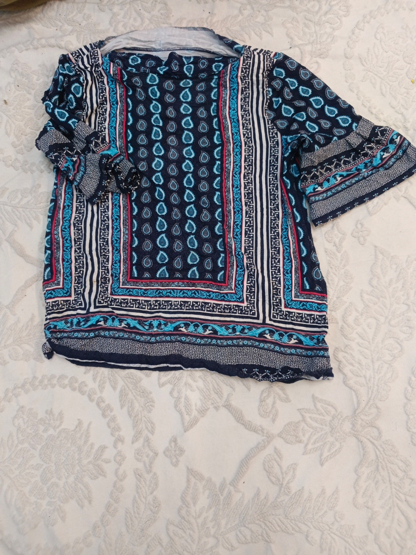 Charter Club Printed Blouse