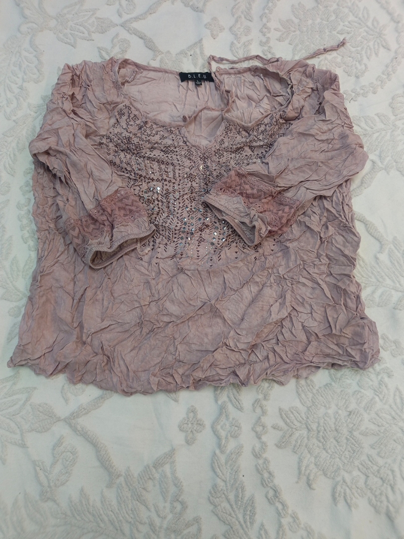 B.LEU Veredelte Bluse