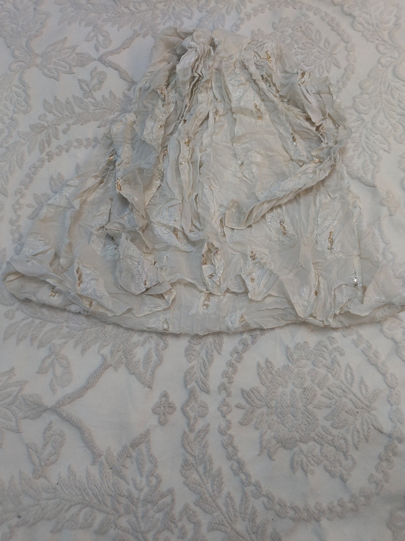 Patra White Floral Mini Skirt