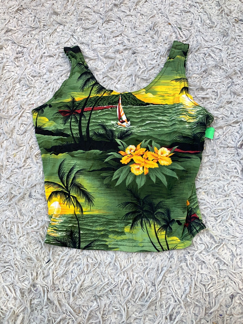 K World Hawaiian Print Tank Top