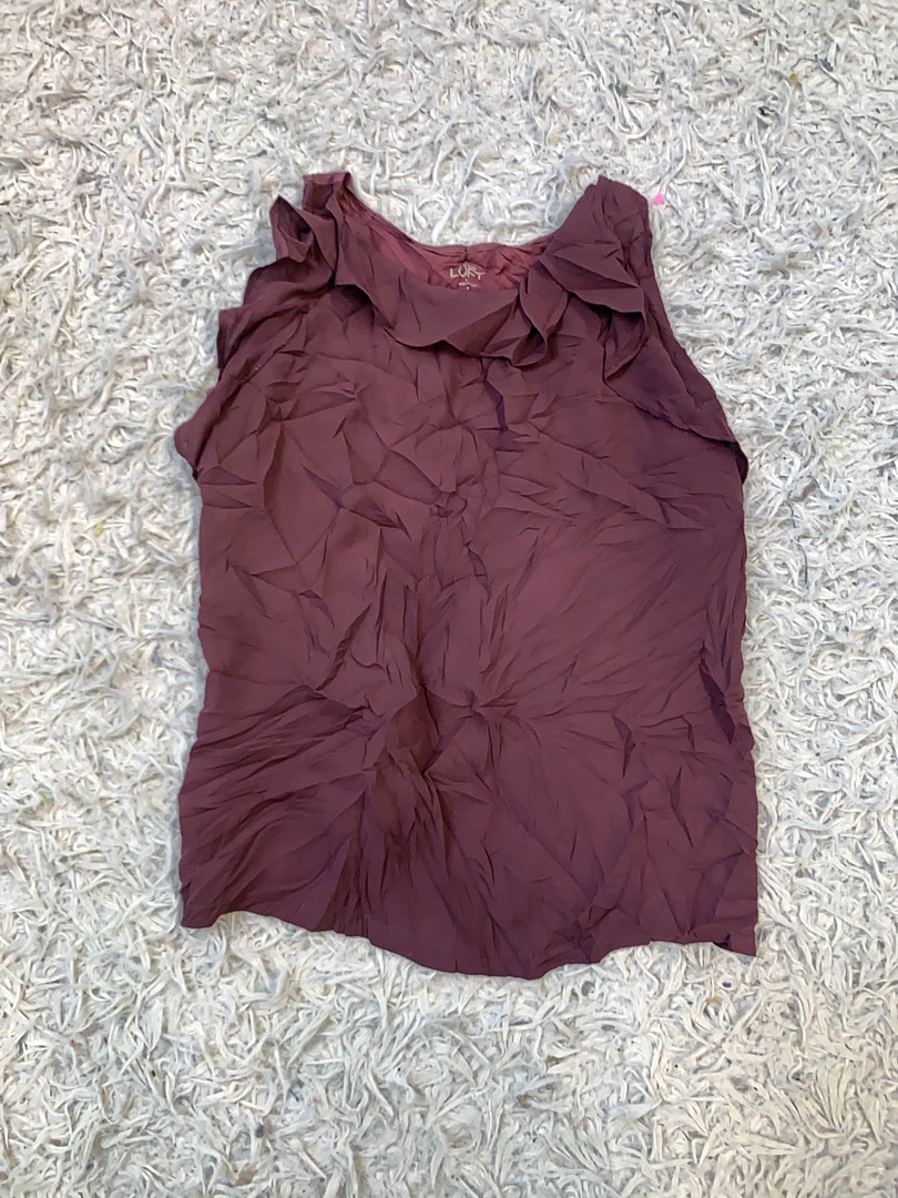 LOFT Ruffle Sleeveless Top